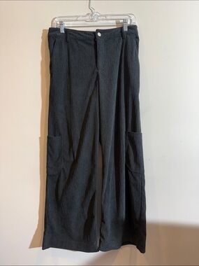 wild fable Black Maxi Wide-Leg Corduroy Pants